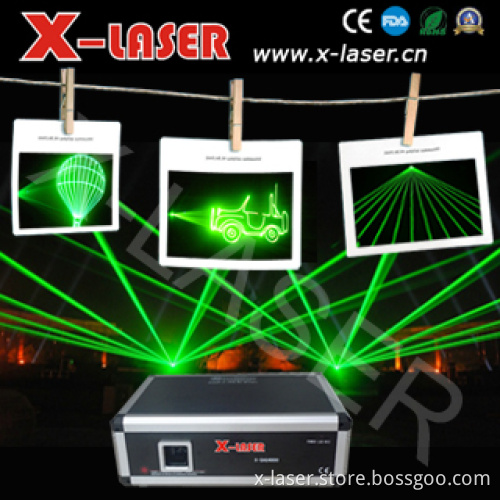 4W/4000mW Green Animation Laser Light (X-SAG4000)